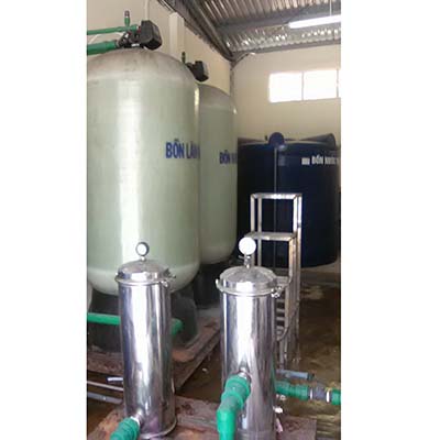 Hệ thống xử lý nước cấp từ nước ngầm của Công ty CP An Đô